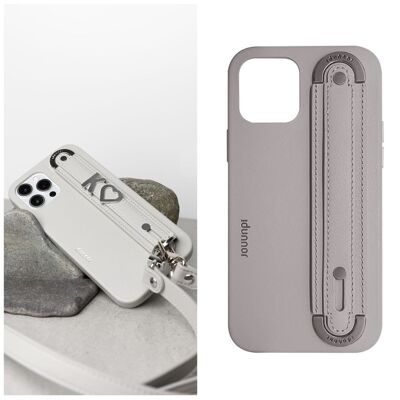 iPhone Crescent case - iPhone 11 - MELANGE GREY