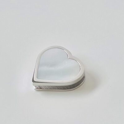 Charm - 18K Gold Exclusive - HEART - white