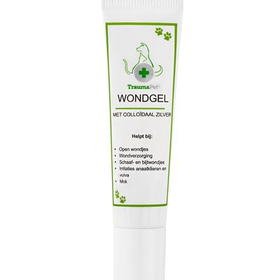 Wound gel with colloidal silver