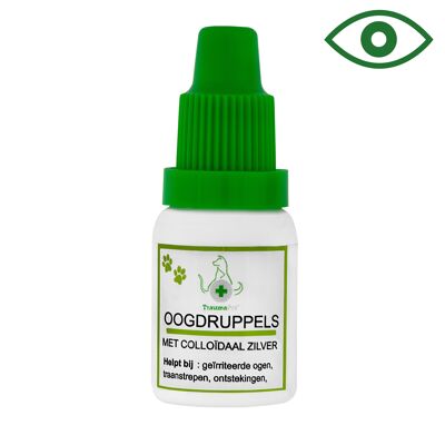 Eye drops with colloidal silver