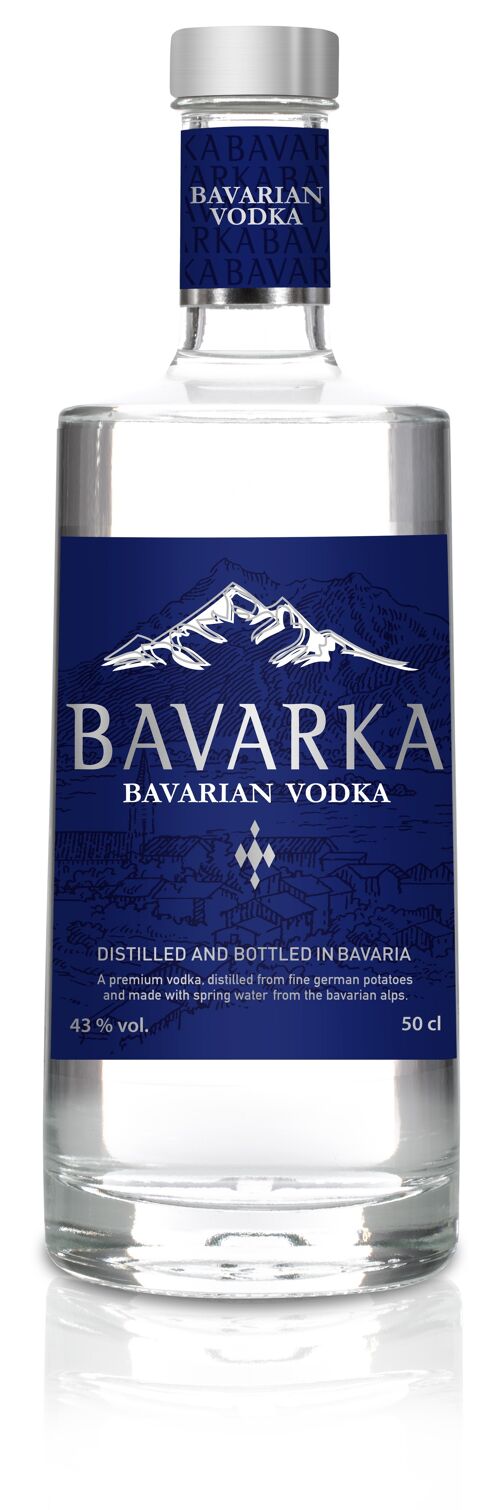 BAVARKA Bavarian Vodka 43% 500 mL