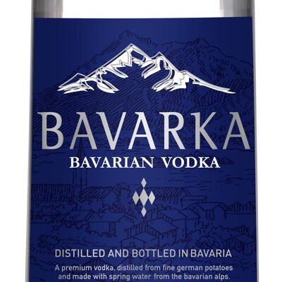 BAVARKA Bavarian Vodka 43% 500 mL