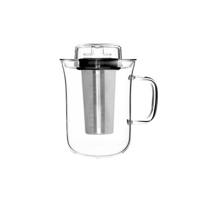 ME CUP - Tea cup and infuser - black