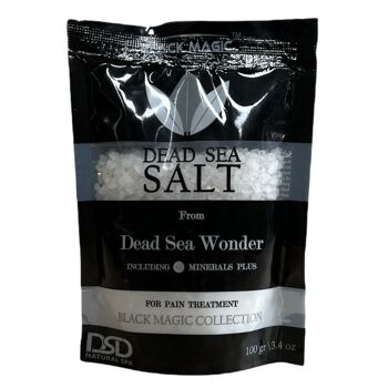 Black Magic - 4 morceaux de sel de la Mer Morte 100 grammes 1
