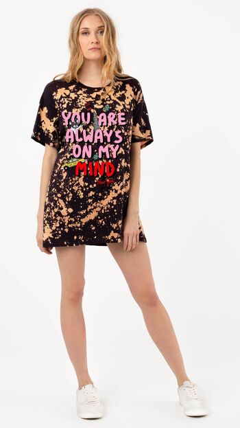 Always On My Mind - NYC - Tshirt - Tie Dye noir 3