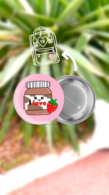 Badge - Pin's - Nutella