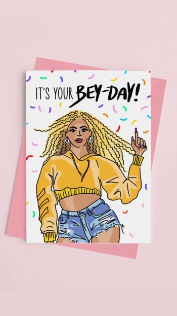 Carte d'anniversaire de Beyoncé