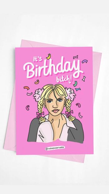 Britney - Carte d'anniversaire