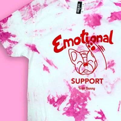 Soutien émotionnel - Rose Tie Dye - Tshirt