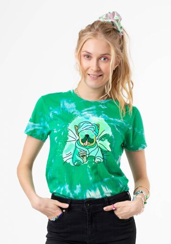 Frenchie Spa - Tie Dye - Tshirt - Vert 1