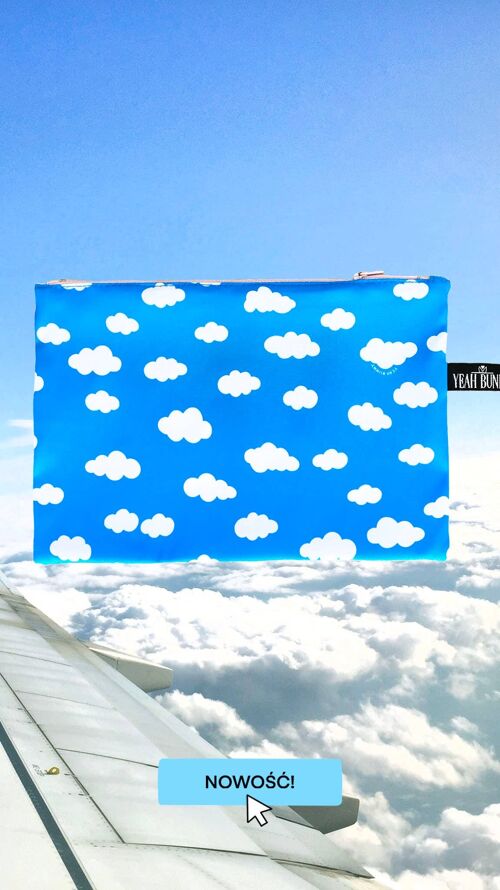 Makeup Bag - Big Pouch - Clouds