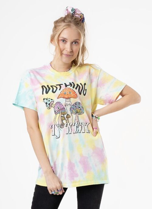 Nothing is Real - Mushroom - Rainbow - Tie Dye - Tshirt
