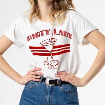 Party Lady - Camiseta retro