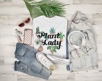 Dame aux plantes - Tshirt