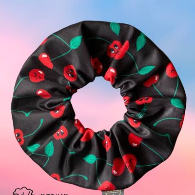 Scrunchie - XL - Cereza Negra