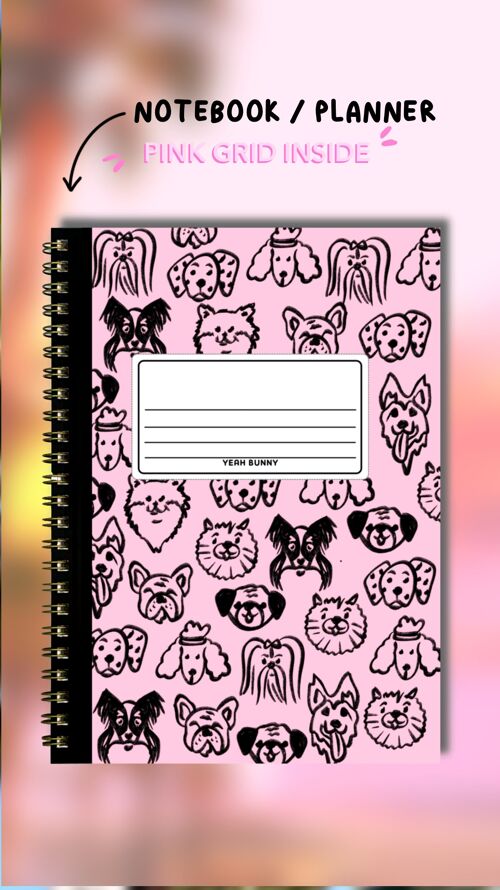 Spiral Notebook - Dog Drawings
