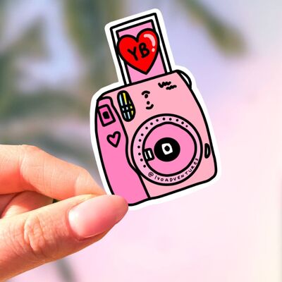 Sticker -  Camera - Pink