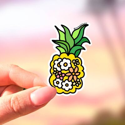 Sticker -  Flower Pineapple