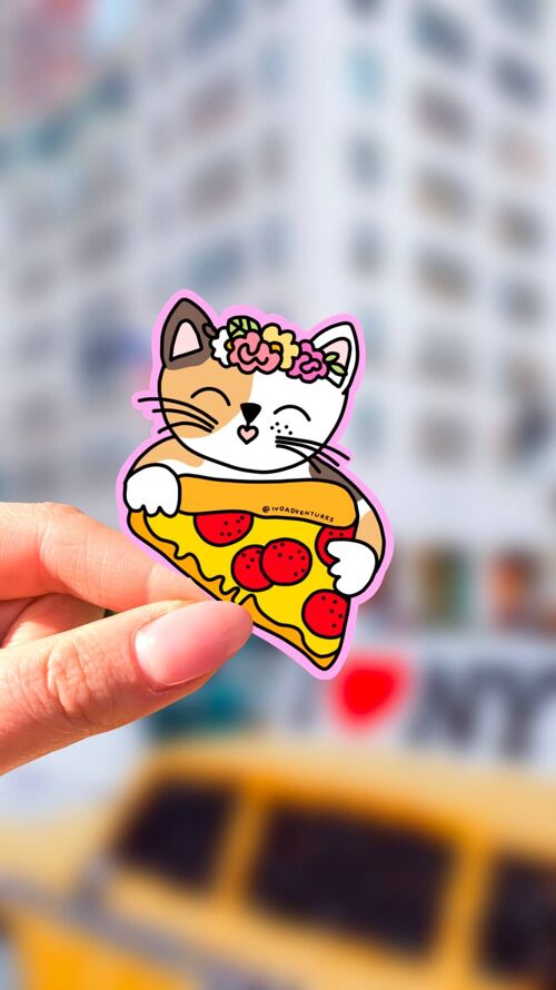 Sticker -  Kitty Pizza