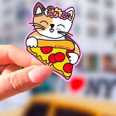 Sticker -  Kitty Pizza
