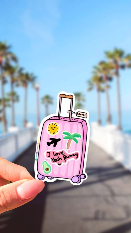 Sticker -  Pink Luggage