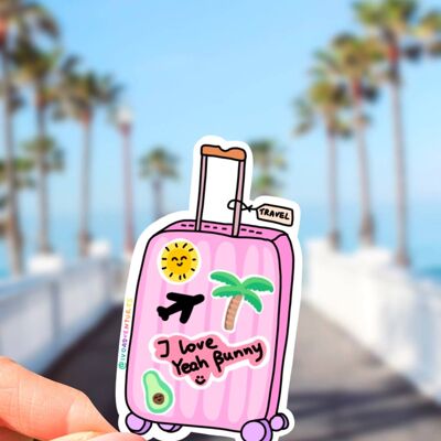 Sticker -  Pink Luggage