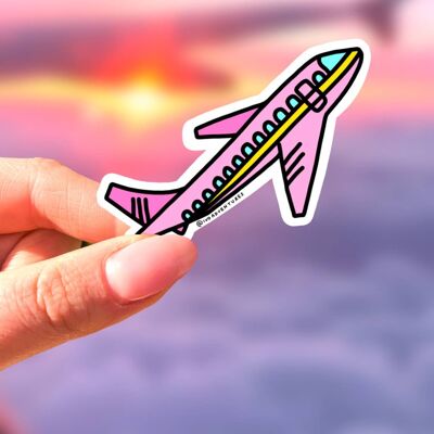 Sticker -  Pink Plane