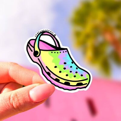 Sticker -  Rainbow Crocks