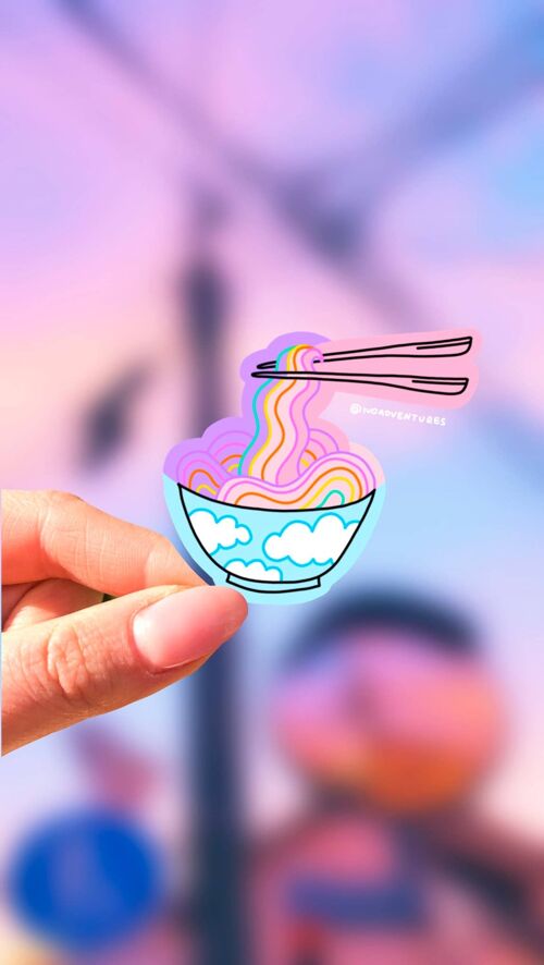 Sticker -  Ramen Rainbow