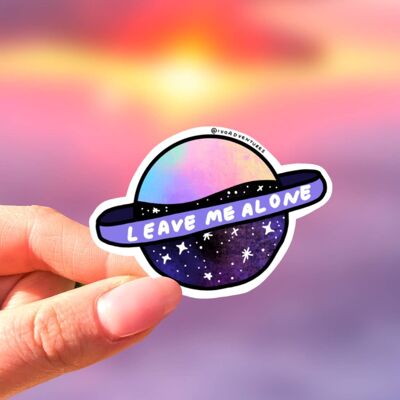 Sticker -  Saturn - Leave Me Alone