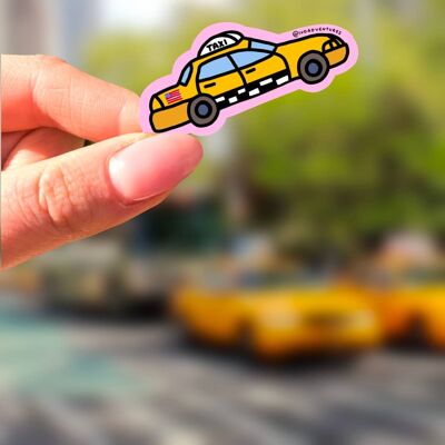 Autocollant - Taxi NYC