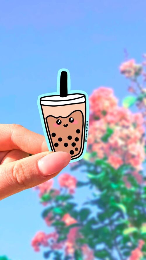 Sticker Kawaii Choco Boba