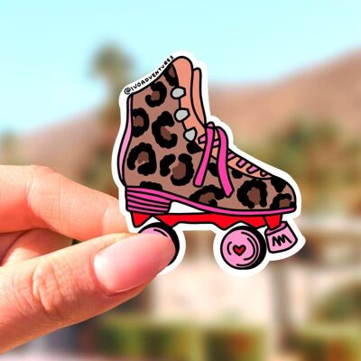 Sticker Kawaii Skates Wild Cat