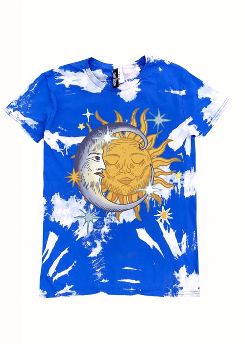 Sun & Moon - Blue Storm- Tie Dye - Tshirt