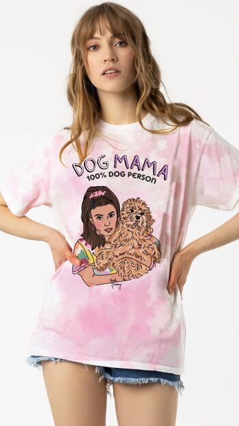 Tie Dye - Tshirt - Dog Mama - Millie 2