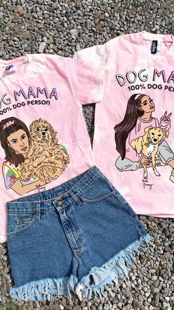 Tie Dye - Tshirt - Dog Mama - Millie 3