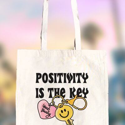 Tote Bag - Positivity is the Key