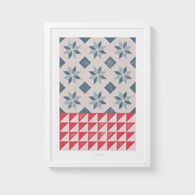 Abstract Wall Art Print 8 | A3