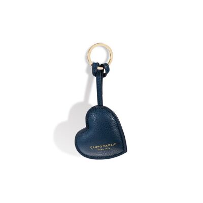 Campo Marzio Ladylove Suede Key Ring - Classic Blue