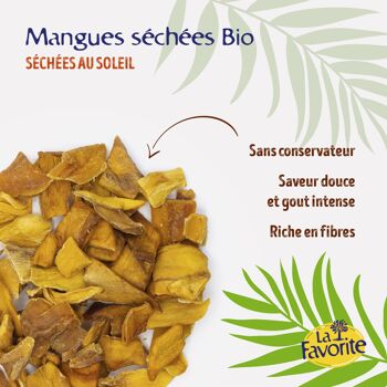 FRUITS SECS / Mangue sechee bio 14x150g la favorite 3