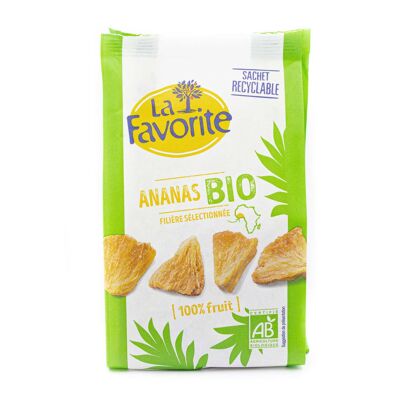 DRIED FRUITS / Organic dried pineapple 14x125g the favorite