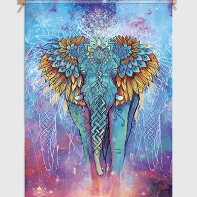 Póster Textiel espíritu elefante - M 60 x 90 cm