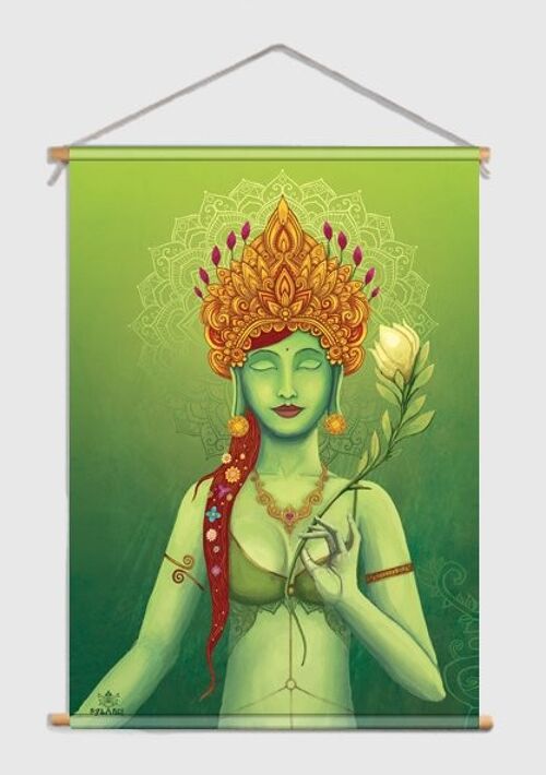 Green Tara Textielposter - M 60 x 90 cm I