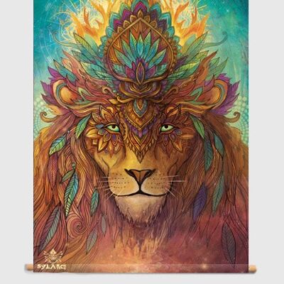 Póster Textiel espíritu león - M 60 x 90 cm