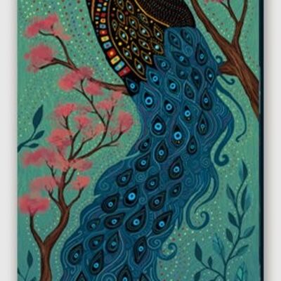 Peacock Canvas print - S 30 x 90 cm I