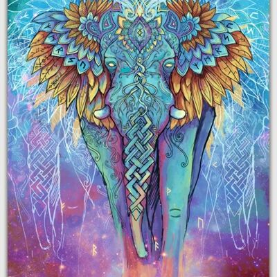 Affiche esprit éléphant - Affiche A2 42 x 59,4 cm