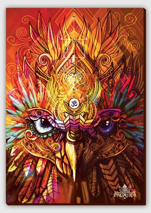 The wise owl Canvas print - L 100 x 150 cm