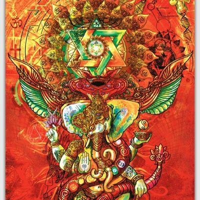 Poster Ganesha - Poster A1 59,4 x 84 cm I