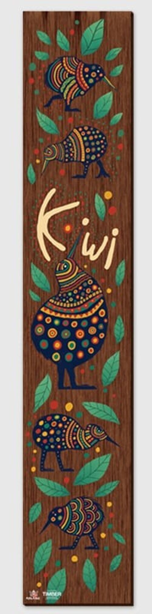Kiwi Canvas print - M 25 x 110 cm