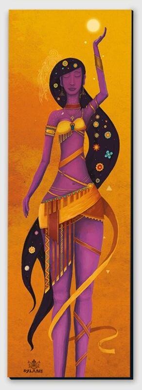 Magic woman Canvas print - L 60 x 180 cm I